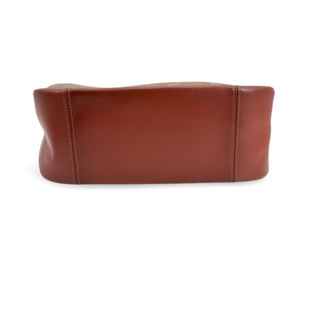 NWT COACH Coated Canvas Signature‎ Cary Shoulder Bag in Tan Rust - Picture 14 of 16